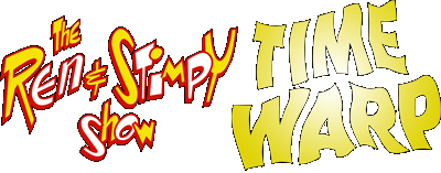 The Ren and Stimpy Show Time Warp logo for Super Nintendo